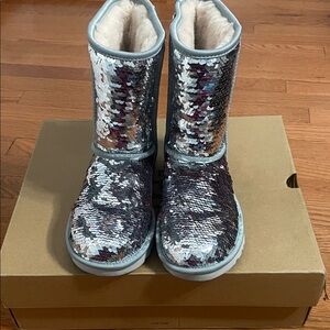 UGG Silver Sequin Women's Boots